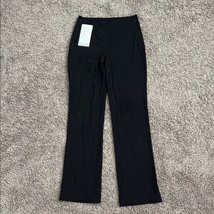 Lululemon black straight leg high rise pants